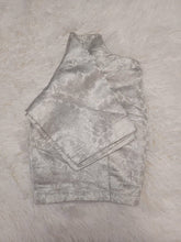 Load image into Gallery viewer, Silver Readymade Designer Blouse
