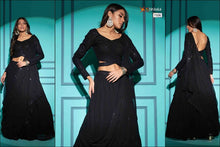 Load image into Gallery viewer, PARTY WEAR LEHENGA IN BLACK
