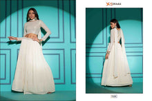 Load image into Gallery viewer, PARTY WEAR LEHENGA IN  PEARL WHITE
