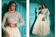 Load image into Gallery viewer, PARTY WEAR LEHENGA IN  PEARL WHITE
