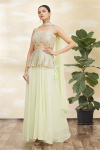 LIGHT GREEN COLOURED DESIGNER SET