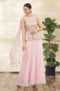 LIGHT PINK COLOURED DESIGNER SET