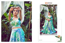 Load image into Gallery viewer, SKY MULTI COLOUR  PARTY WEAR LEHENGA CHOLI
