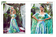 Load image into Gallery viewer, SKY MULTI COLOUR  PARTY WEAR LEHENGA CHOLI
