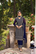 Load image into Gallery viewer, BLUE EMBROIDERED SALWAR SUIT
