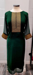 KURTHI IN GREEN COLOUR