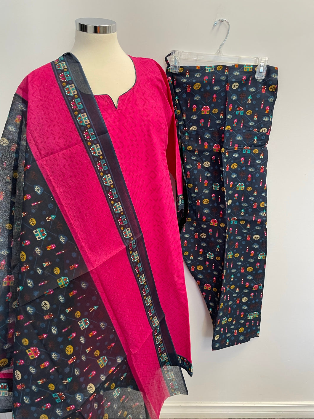 Cotton Readymade Patiyala Suit