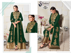 Embroidered Partywear Salwar Suit