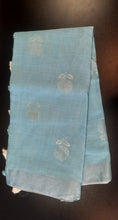 Load image into Gallery viewer, PRINTED COTTON LINEN SAREE
