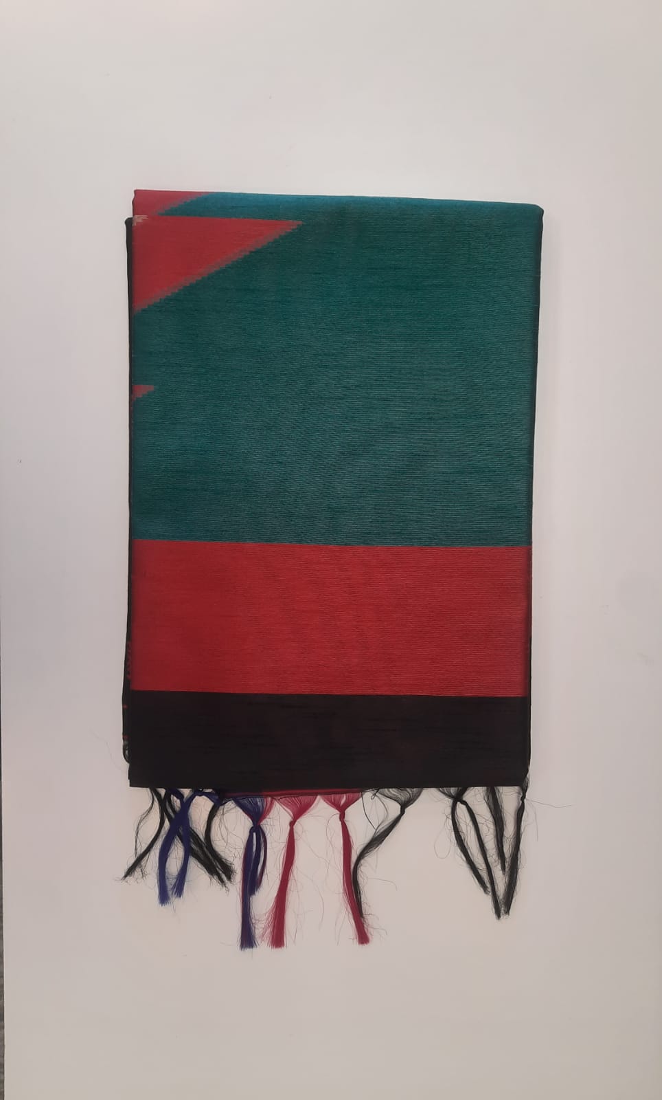 KHADI SILK MULTICOLOR SAREE