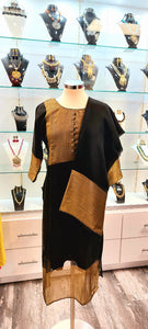 Blooming Georgette Kurti With Dupatta