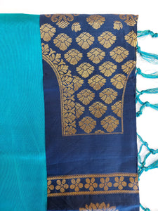 SYNTHETIC BORDER Blouse SAREE